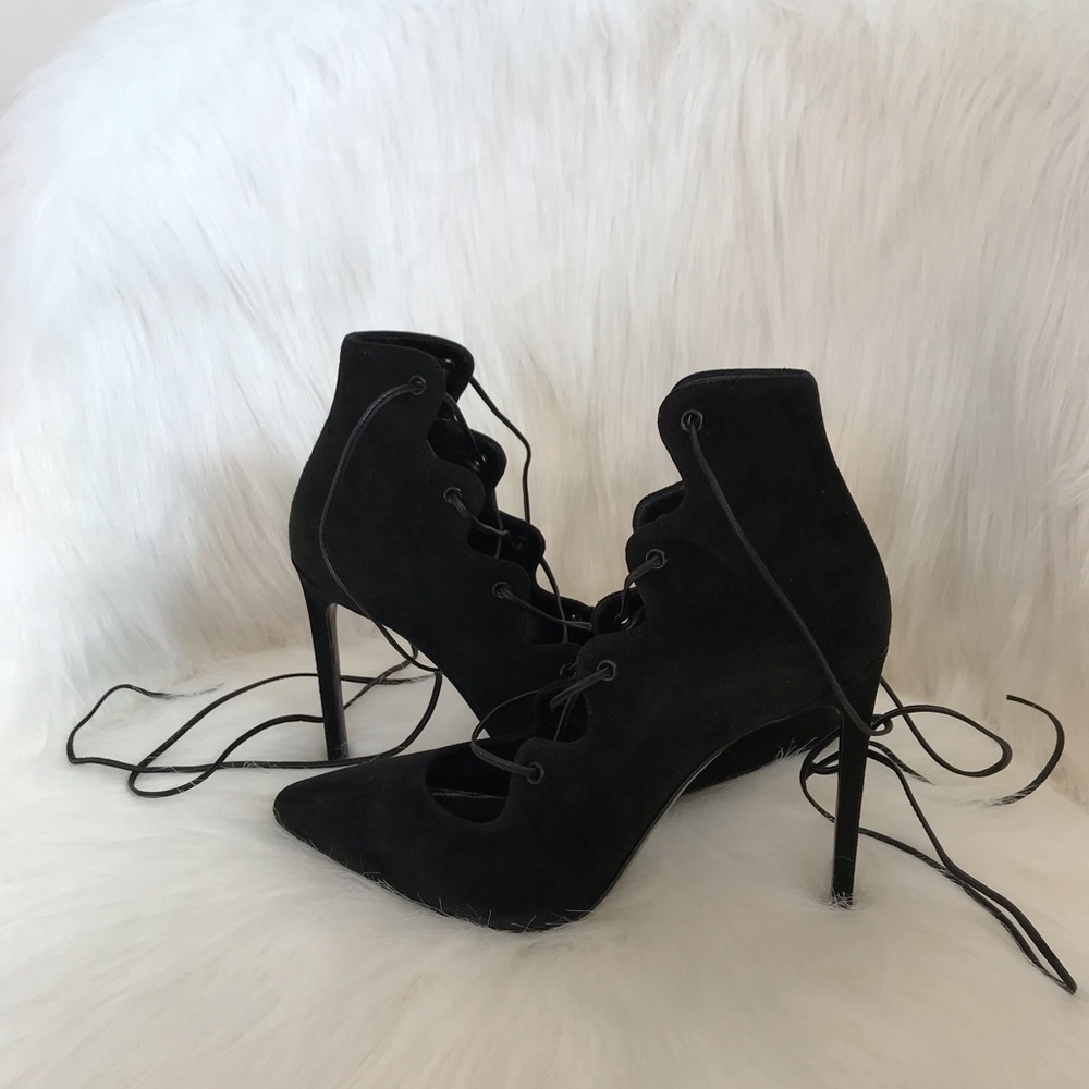 Saint Laurent lace up pump size 36 - Picture 5 of 8